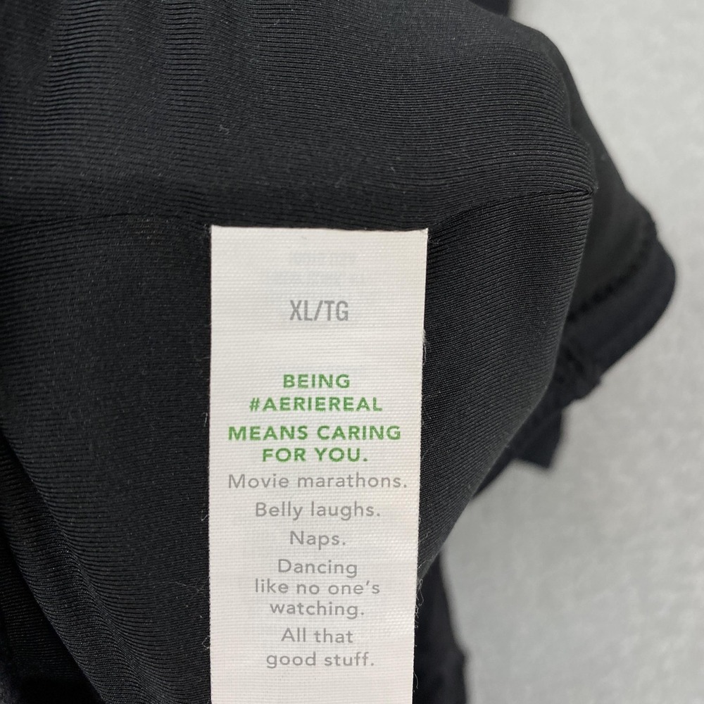 aerie Black Cutout One-Piece Swimsuit - Picture 7 of 13